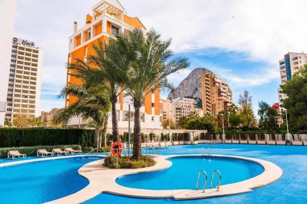 Apartment With Sea View Pool & Private Parking Calpe Exterior photo